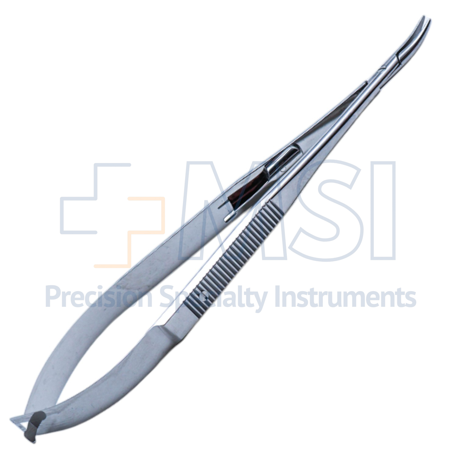 Castroviejo Needle Holder, Gently Curved, Medium 11mm Jaws, With