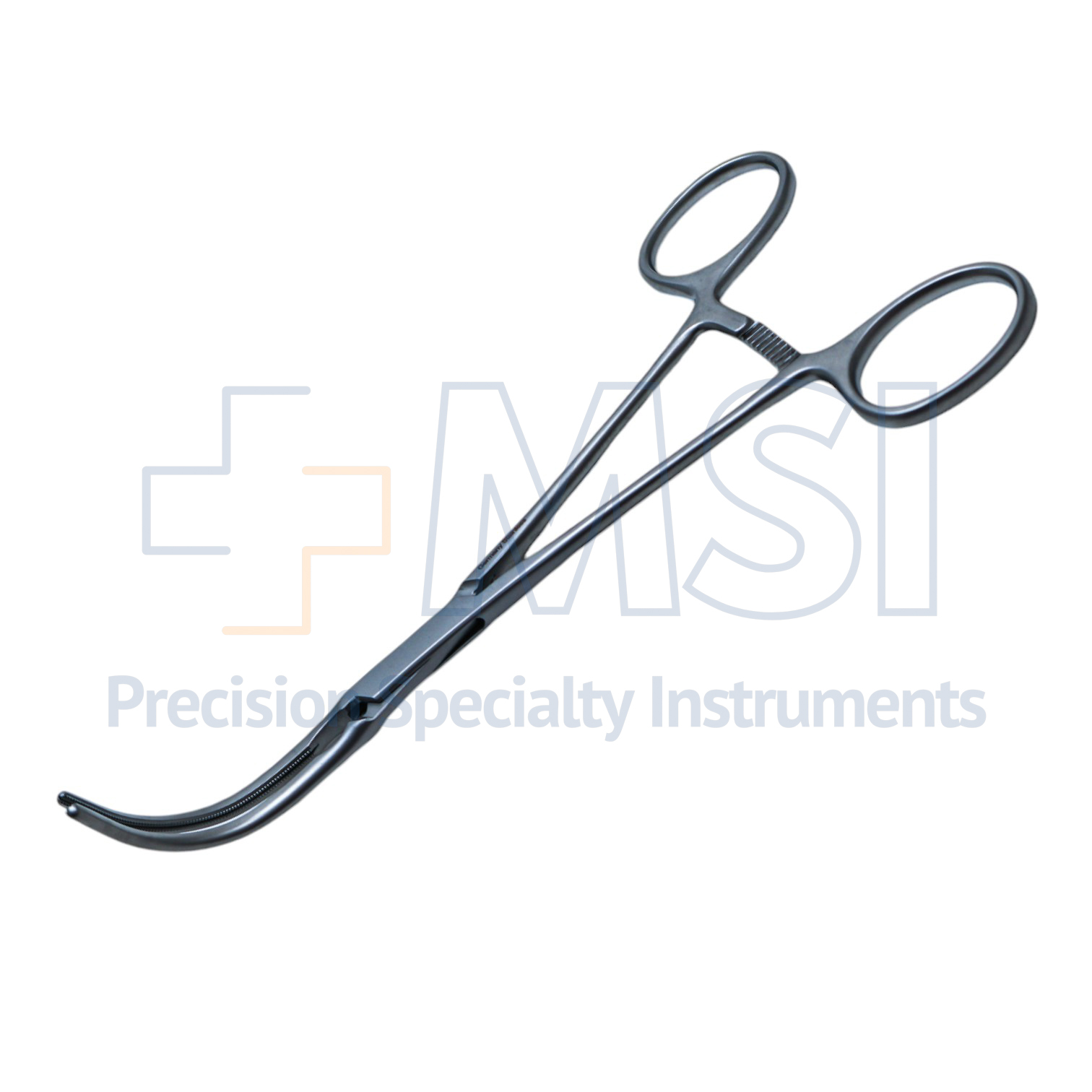 DeBakey Periperal Vascular Clamp Forceps, Curved, Straight Shanks