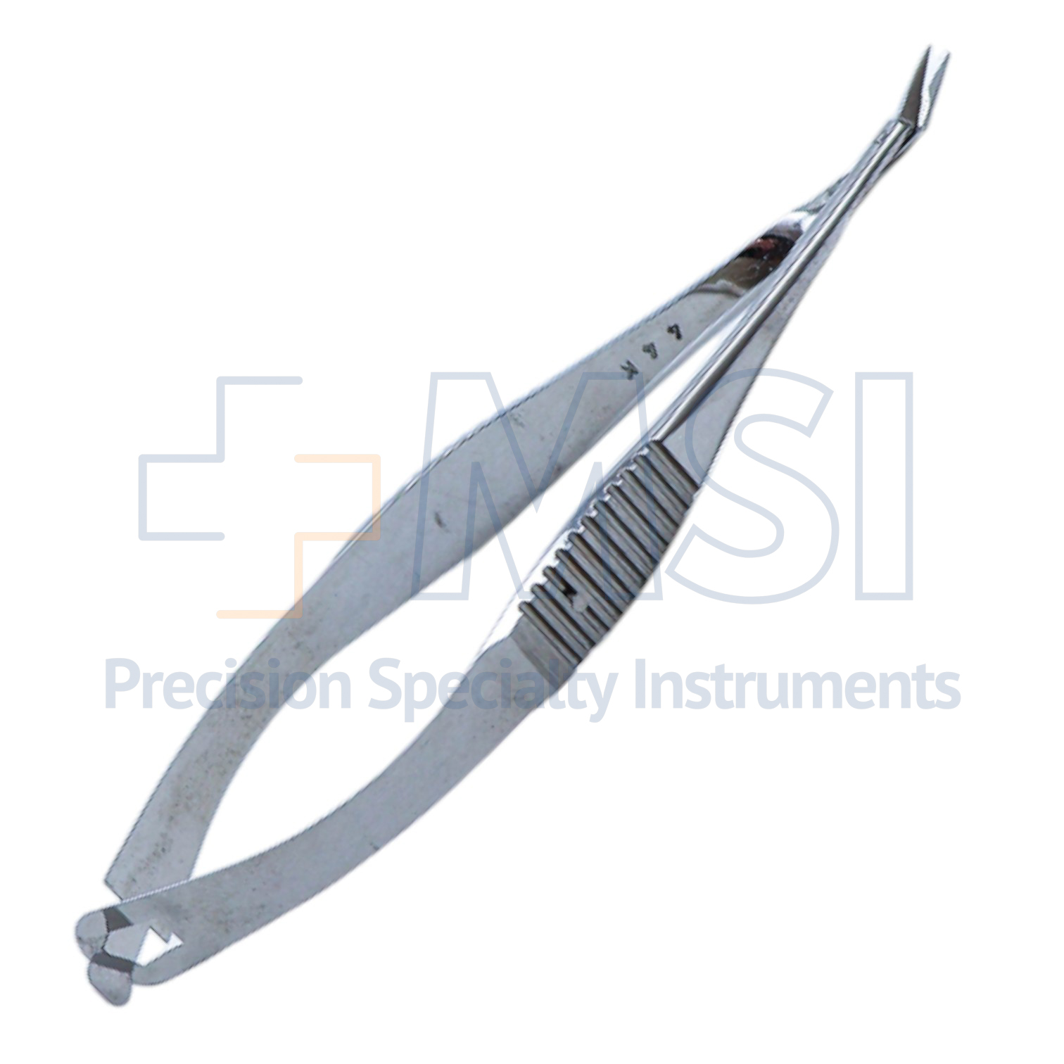 Yasargil Mikro Sch. Vannas 23cmハサミ Gills-Welsh Vannas Micro Scissors, Angled Forward, Sharp Tips, 5mm
