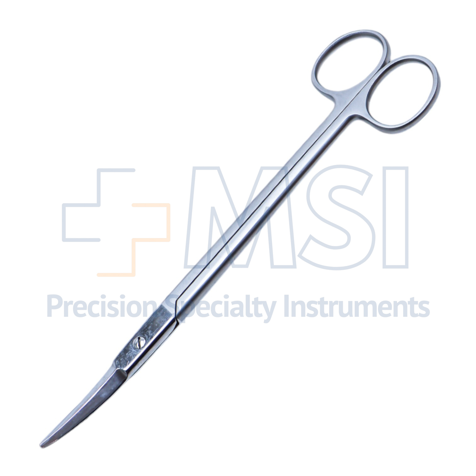 Gorney Facelift Scissors, Curved, Serrated Blades, Ring Handle