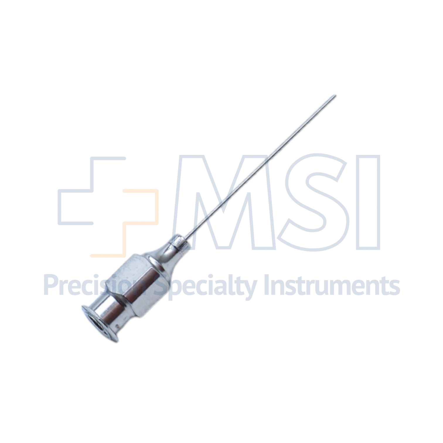 Lacrimal Cannula, Long Open End, 23ga, Polished Finish, Blunt Tip