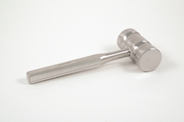 MSI Precision III Medium Stainless Steel Mallet With Cylinder Shaped Head With Two Round Grooves 
