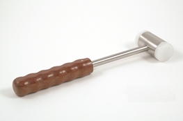 Precision Large Mallet On A Phenolic Handle With Replaceable Nylon Heads Cylinder Shaped 