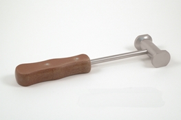 Stefhex Head Mallet Small, It Has A Cylinder Shaped Head With Flat Sides 