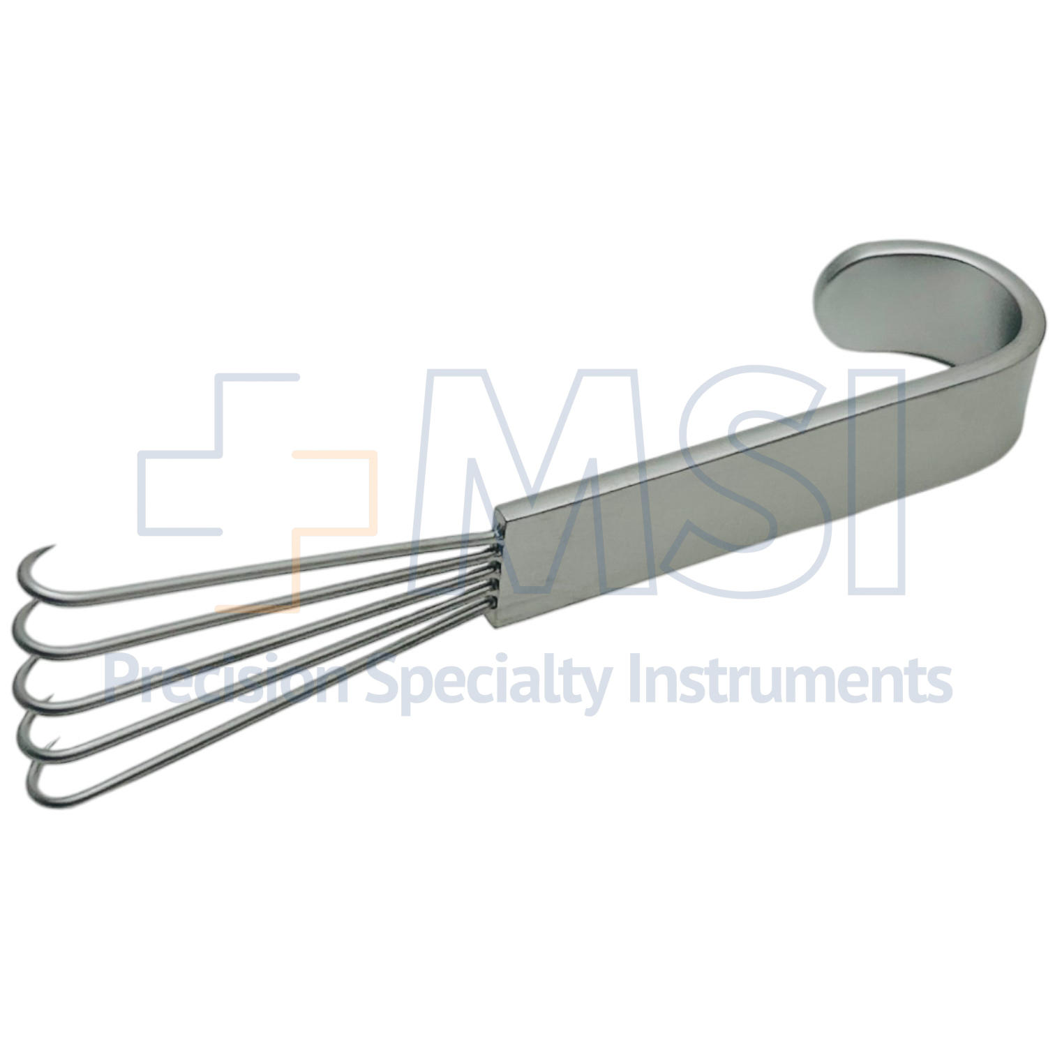 Anderson Rake Retractor - Anderson Bear Claw Skin Retractor, 5 Prongs, Sharp, Overall Length 4 ...