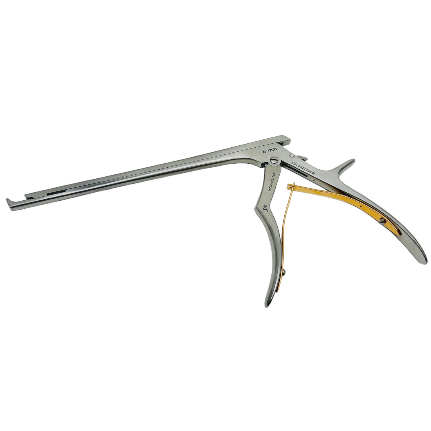 Ferris Smith Kerrison Rongeur, 40 Degrees Upbite, 6mm Bite, Ejector, Tap, Working Length 8" (203mm) 