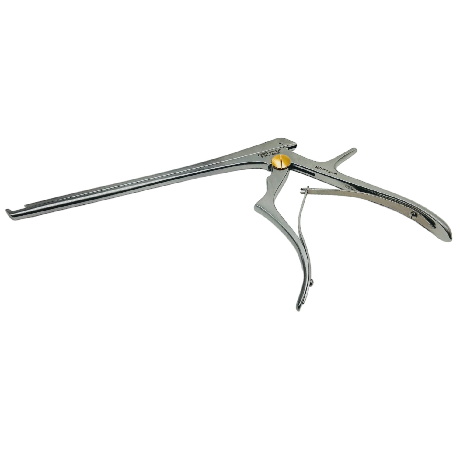 Ferris Smith Kerrison Rongeur, 90 Degrees Upbite, 6mm Bite, Thin Footplate, Overall Length 7" (180mm) 