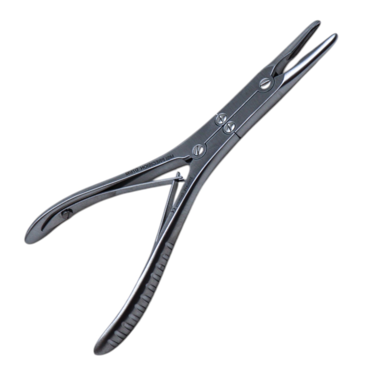 Ruskin Rongeur, Straight Jaw, 3mm x 15mm Bite, Double Action, Spring Handle, Overall Length 6" (152mm) 