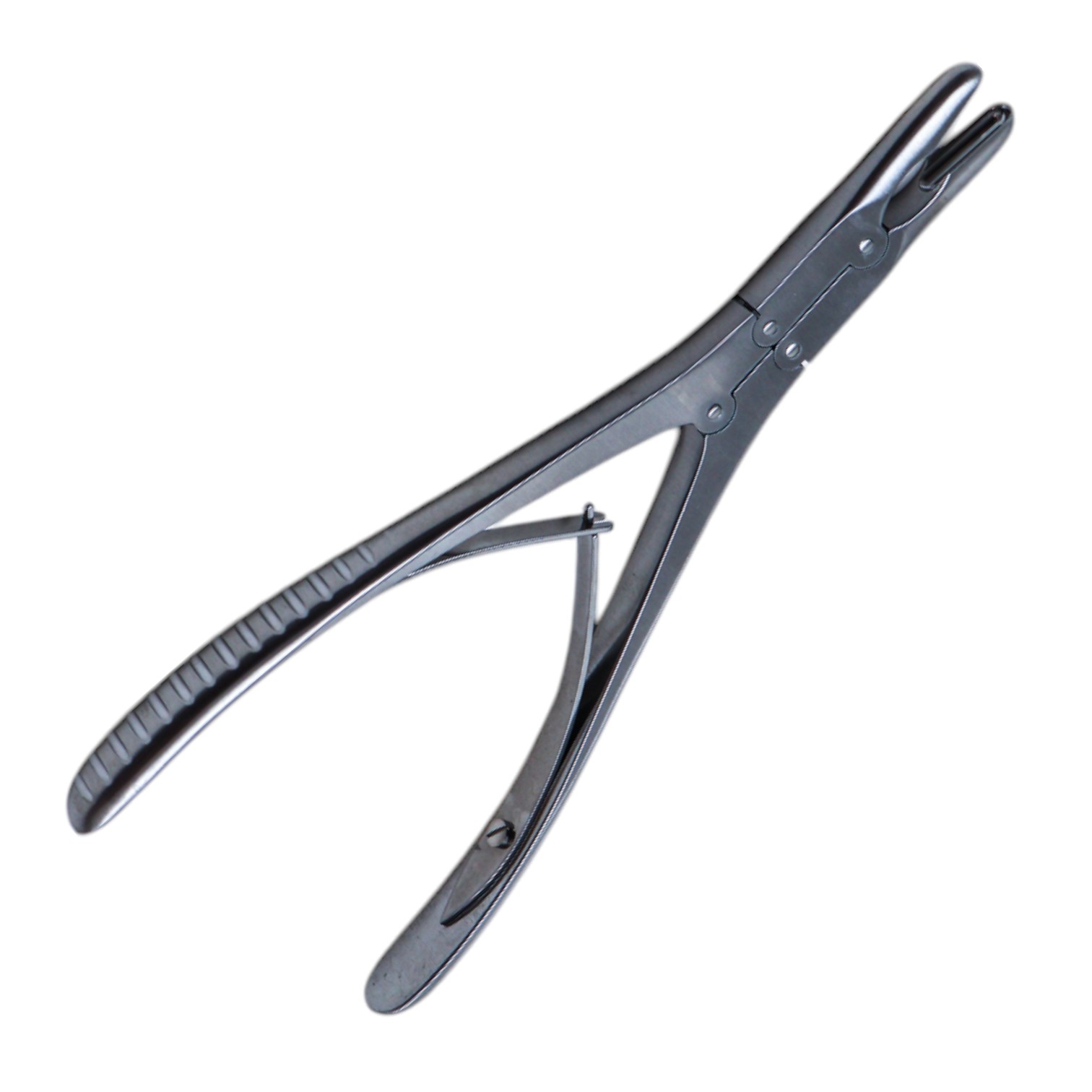 Ruskin Rongeur, Straight Jaw, 6mm x 16mm Bite, Double Action, Spring Handle, Overall Length 7-1/4" (184mm) 