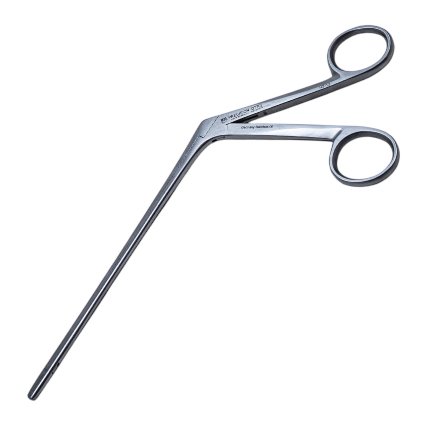 Schlesinger Intervertebral Disc Rongeur, 3mm x10mm Bite, Serrated Jaws, Straight Shaft, Working Length 6" (152mm) 