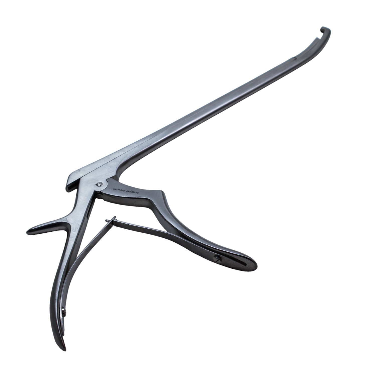 Spurling-Kerrison Rongeur, Curved Up 90 Degrees, 3mm Tip, Working Length 8" (203mm) 