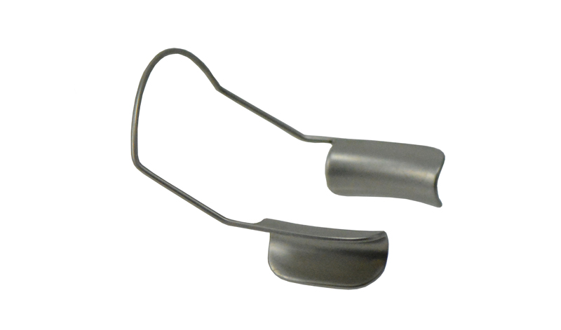 Temporal Approach Lid Speculum, Solid 14mm Blade 