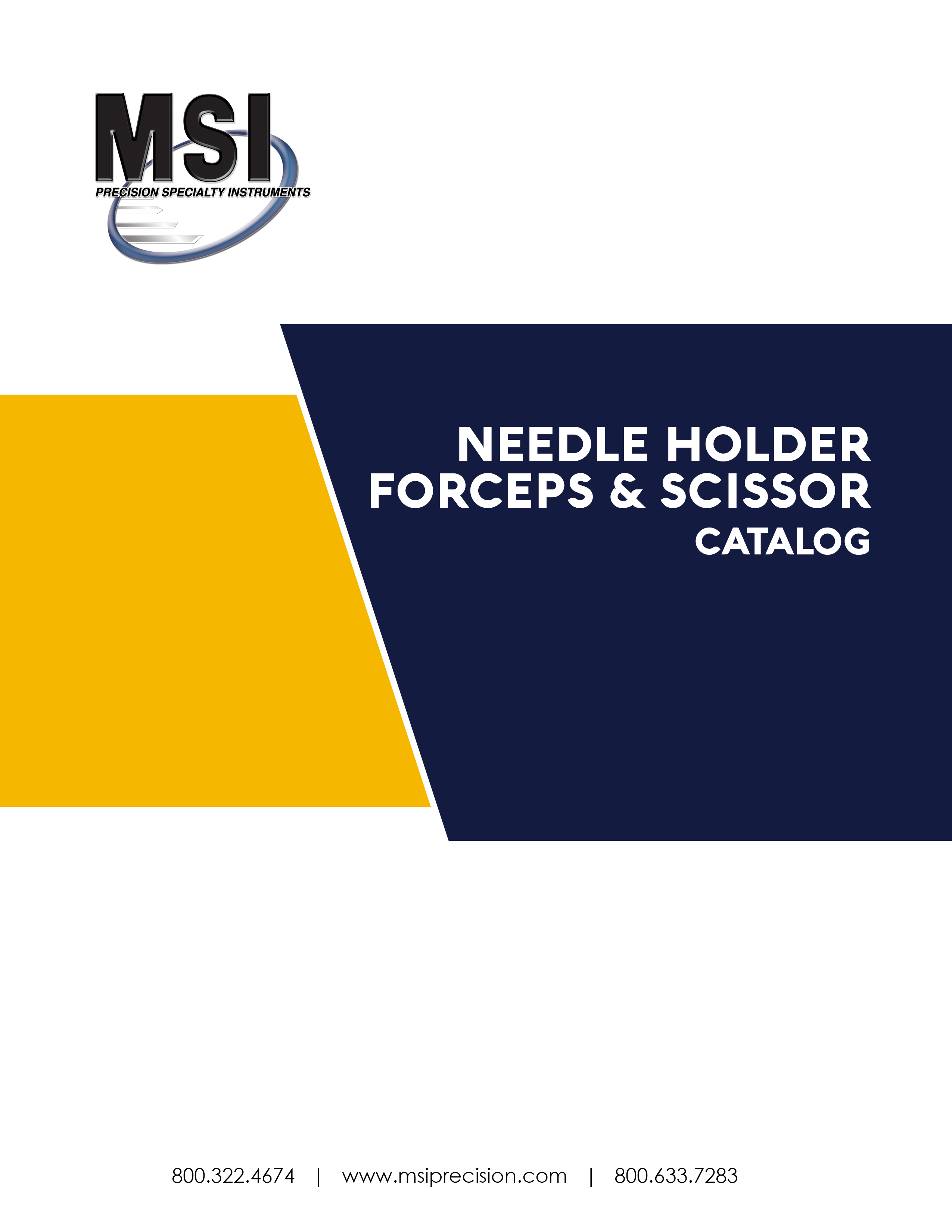 Needle Holder Forceps and Scissor Catalog