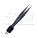 Shepard Style Bipolar Forceps, Angled 45 Degrees, 0.5mm Tip, 4mm Platforms, 10mm High Polish Area, Overall Length  4-1/2" (114mm) - 108-09-01A