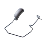 Kratz-Barraquer Wire Speculum, For Right Eye, One Solid 15mm Blade On Right Side, Open Wire Blade on Left Side, Blade Length 15mm, Dull Finish, Overall Length 1-5/8" (41mm) 1554414,11/2/6155,K1-5044