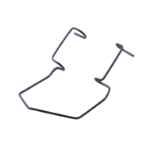 Kratz-Barraquer Wire Speculum, Large, V-Shaped End Slanted Sharply Upward, Open Wire Blades, Blade Length 14mm, Spread 15mm, Overall Length 1-5/8" (42mm) 1556606,11/2/6161,K1-5050