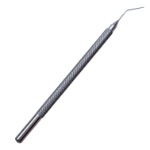 Pisacano Nucleus Rotator, Flattened Horizontal Disk Shaped Tip, 11mm Tip To Bend, Round Knurled Handle, Overall Length 4-1/2" (115mm) 596019,11/4/3531,K3-2420