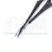 McPherson Westcott Stitch Scissor, Curved, Sharp Tips, Small Blades, Three Hole Handle, 10 Mid-Screw To Tip, Overall Length 4-3/8" (110mm) - 11-5-5111