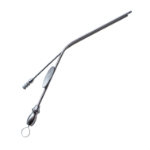 Brackman Suction Tube, 7Fr, Offset Suction Tip Holes, Thumb Plate Cutoff (Bypass Hole), Standard Working Length 3" (75mm), Overall Length 4-1/2" (114mm) 