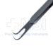 Millard Double Hook Foceps, Swivel Thimble, 1 X 2 Adson Type Sharp Teeth, 10mm Wide Double Hook, Overall Length 5-1/2" (140mm) - 114-5852