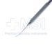 Koch Spatula / Nagahara Chopper, Double Ended, One End Koch Spatula, 0.8mm Wide, Gently Curved, Duckbill-Shaped Tip, Other End Nagahara Chopper, 1mm, 60 Degrees Cutting Edge, Angled 10mm Bend to Tip, Round Knurled Stainless Steel Handle, Overall Length 5" (126mm) - 15-3631AS