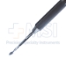 Akahoshi Hybrid Combo Prechopper, For Grades 1-4 Nuclei, Karate Prechop Technique, Designed For Small Incision Surgery, 3mm Max Opening At Incision Site, Scalloped Crescent Shape Tip, Round Handle - 15-5397AS