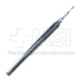 Akahoshi Hybrid Combo Prechopper, For Grades 1-4 Nuclei, Karate Prechop Technique, Designed For Small Incision Surgery, 3mm Max Opening At Incision Site, Scalloped Crescent Shape Tip, Round Handle - 15-5397AS