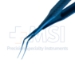 Capsulorhexis Forceps, Titanium, Flat Angled Jaws Vaulted 12mm Bend To Tip, Cystotome Tips, Cross Action, Round Handle, Overall Length 4-3/4" (121mm) - 16-3437-R