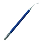 Nichamin Triple Chopper, Titanium, Ambidextrous, Unique Multi-Directional Cutting Edge, Angled 10mm From Bend To Tip, Round Knurled Handle, Overall Length 4-1/2" (114mm) 05-4038