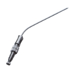 Frazier Suction Tube, 7 French (2.33mm), Angled 30 Degrees, Stylette, Thumb Plate Cutoff Hole, Working Length 4-1/2" (100mm), Overall Length 6-3/4" (171mm) 