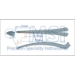 Utrata Capsulorhexis Forceps, Titanium, Long Ergonomic 8mm Round Handle, Sharp Pointed Serrated Tips, Vaulted Tips 13mm Bend to Tip, Laser Marks at 2.5mm/5mm, For Incisions Down to 2.2mm - 2-712-3ER8