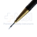 Cataract Diamond Knife Single Edge 30 Degrees Blade Straight Dop Black Gold Titanium Push-Pen Handle Design, Blade Dimensions 1mm Wide x 0.17mm Thick x .6mm Long - 212