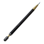 Cataract Diamond Knife Single Edge 30 Degrees Blade Straight Dop Black Gold Titanium Push-Pen Handle Design, Blade Dimensions 1mm Wide x 0.17mm Thick x .6mm Long 