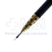 Cataract Diamond Knife Single Edge 45 Degrees Blade Straight Dop Black Gold Titanium J-Slot Bayonet Handle Design, Blade Dimensions 1mm Wide By 0.17mm Thick By 6mm Long - 311