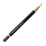 Cataract Diamond Knife Single Edge 45 Degrees Blade Straight Dop Black Gold Titanium J-Slot Bayonet Handle Design, Blade Dimensions 1mm Wide By 0.17mm Thick By 6mm Long K2-6561