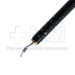 MICS Cataract 1.6mm 3D Diamond Knife Angled DOP Black Gold Titanium J-Slot Bayonet Handle Design Asymmetrical Bevels, Blade Dimensions 1.6mm Wide x 0.17mm Thick x 6mm Long - 333D-04