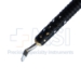 Cataract 2.8mm 3D Diamond Knife Angled DOP Black Gold Titanium J-Slot Bayonet andle Design Asymmetrical Bevels, Blade Dimensions 2.8mm Wide x 0.17mm Thick x 6mm Long - 333D-2