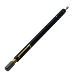 MICS Cataract 2.2mm Clear Cornea Diamond Knife, Angled DOP Black Gold Titanium J-Slot Bayonet Hande Design, 90 Degrees Sharp Sided Spear, Blade Dimensions 2.2mm Wide x 0.17mm Thick x 6mm Long K2-6682,05-5049