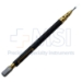 MICS Trapazoid 1.1mm - 1.4mm Tapered Spear Diamond Knife, Straight Dop BlackGold Titanium J-Slot Bayyonet Handle Design.Blade is 0.17mm Thick. - 379