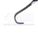 Cooley Derra S Shaped Clamp Forceps, Curved, 7/8" (22mm) Jaws, Depth 1/2" (13mm), Jaw Has Calibrated Markings In 5mm Increments, Overall Length 6-1/2" (165mm) - 38-7345BX