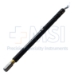 MICS Trapazoid 1.8mm - 2.4mm Tapered Spear Diamond Knife, Angled Dop Black Gold Titanium J-Slot Bayonet Handle Design.Blade has Laser Lines at 1.8mm, 2mm, 2.2mm, 2.4mm, is 0.17mm Thick. - 384-04A