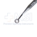 Hoffer Optical Zone Marker, Cross Hairs, 3.5mm Ring Height, 3mm Beveled To Outside, Round Knurled Handle, Dull Finish, Overall Length 4-1/4" (110mm) - 5-0122-3.50