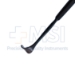 Desmarres Lid Retractor, Size 0, 11mm Wide Retractor Blade, Laser Black Chrome Plated Finish, Flat Handle, Matte Finish, Overall Length 5-1/2"(140mm) - 5-1091-LASER