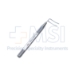 Harms Trabeculotome, Right, 9mm Long Pointed Tips, 3mm Spread, Round Knurled Handle, Polished Finish, Overall Length 1-3/4"(46mm) - 5-1532-R