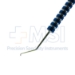 Nagahara Nucleus Chopper, Titanium, For Use In RH (LH Dominant Surgeon), 1.75mm Tip (Outer Tip-To-Bend; 1.25mm Inner Tip-To-Bend) Blade Offset At 60 Degrees, 10mm Bend To Tip, Round Handle, Overall Length 4-1/2" (115mm) - 5-1689-RT