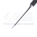 Olk Retinal Spatula, Angled 150 Degrees, Triangular 0.5mm Tip, 4mm Flat Surface, Round Knurled Handle, Dull Finish, Overall Length 5" (125mm) - 5-1722