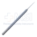 Olk Retinal Spatula, Angled 150 Degrees, Triangular 0.5mm Tip, 4mm Flat Surface, Round Knurled Handle, Dull Finish, Overall Length 5" (125mm) - 5-1722