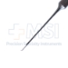 Olk Retinal Spatula, Angled 130 Degrees, Triangular 0.5mm Tip, 4mm Flat Surface, Round Knurled Handle, Dull Finish, Overall Length 5" (125mm) - 5-1724