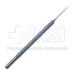 Olk Retinal Spatula, Angled 130 Degrees, Triangular 0.5mm Tip, 4mm Flat Surface, Round Knurled Handle, Dull Finish, Overall Length 5" (125mm) - 5-1724
