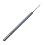 Olk Retinal Spatula, Angled 130 Degrees, Triangular 0.5mm Tip, 4mm Flat Surface, Round Knurled Handle, Dull Finish, Overall Length 5" (125mm) E0613,6832E,E0613